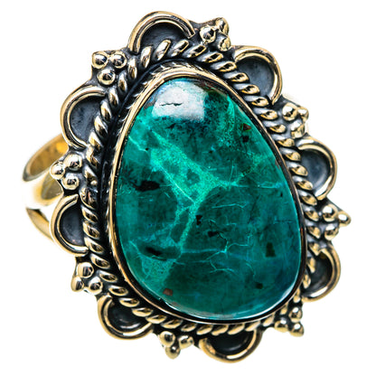 Chrysocolla Rings handcrafted by Ana Silver Co - RING105178 - Photo 2