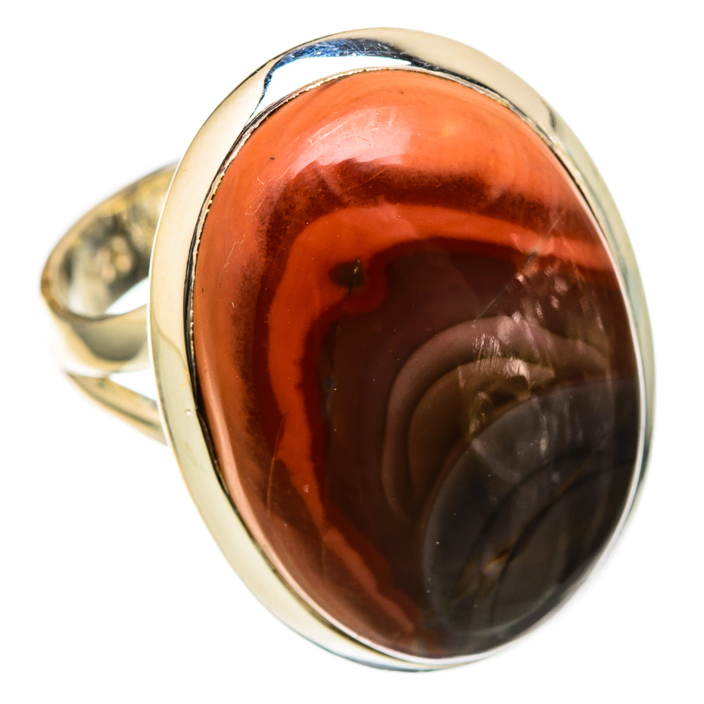 Imperial Jasper Rings handcrafted by Ana Silver Co - RING105182 - Photo 2