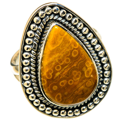 Ocean Jasper Rings handcrafted by Ana Silver Co - RING105207 - Photo 2