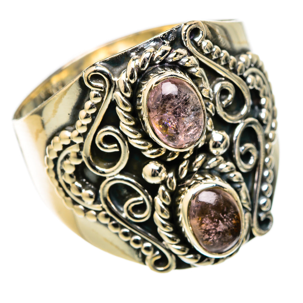 Pink Tourmaline Rings handcrafted by Ana Silver Co - RING105209 - Photo 2