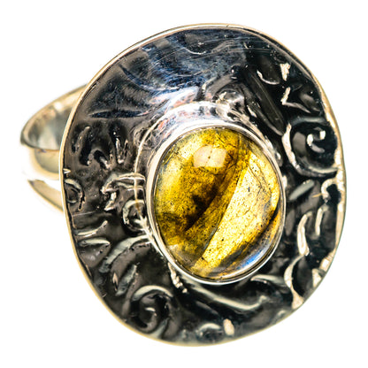 Labradorite Rings handcrafted by Ana Silver Co - RING105219 - Photo 2