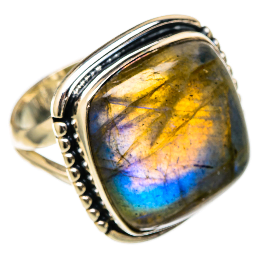 Labradorite Rings handcrafted by Ana Silver Co - RING105222 - Photo 2