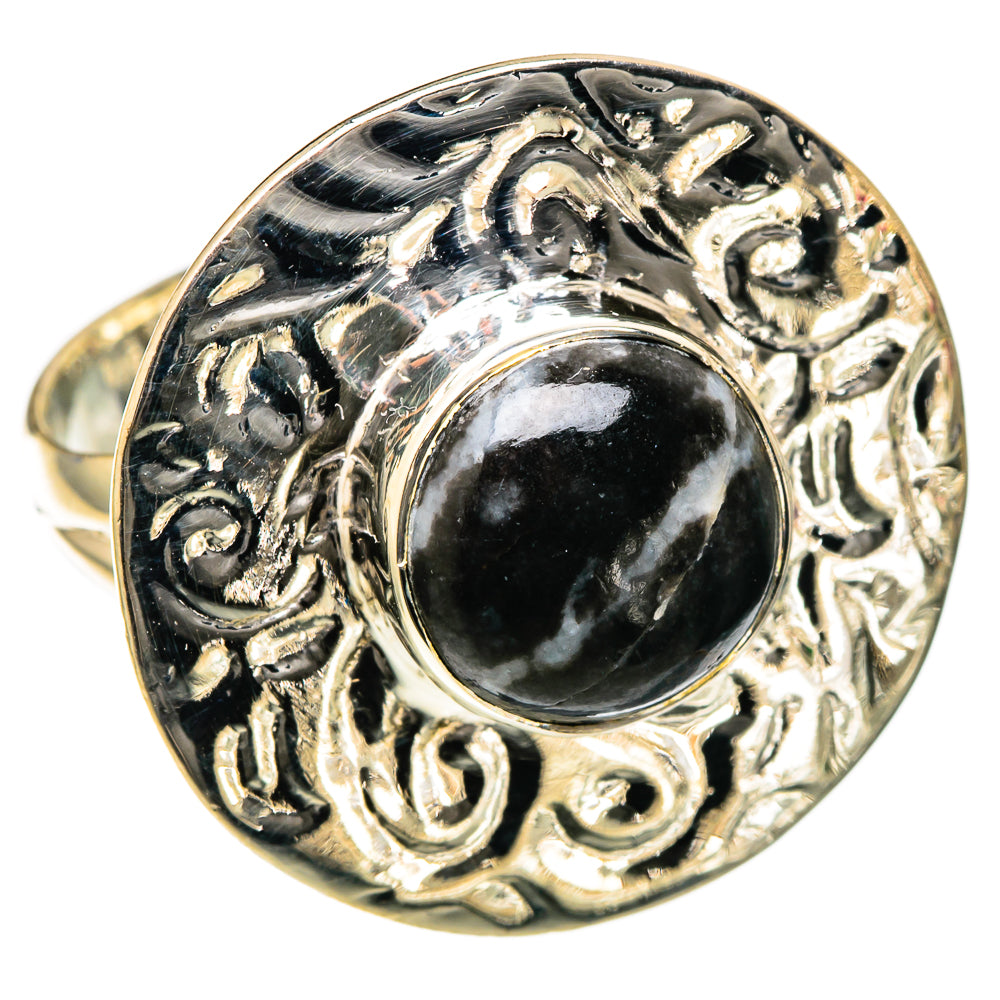 Pinolith Jasper Rings handcrafted by Ana Silver Co - RING105238 - Photo 2
