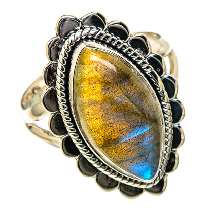 Labradorite Rings handcrafted by Ana Silver Co - RING105243 - Photo 2