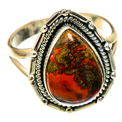 Moroccan Agate Rings handcrafted by Ana Silver Co - RING105256 - Photo 2