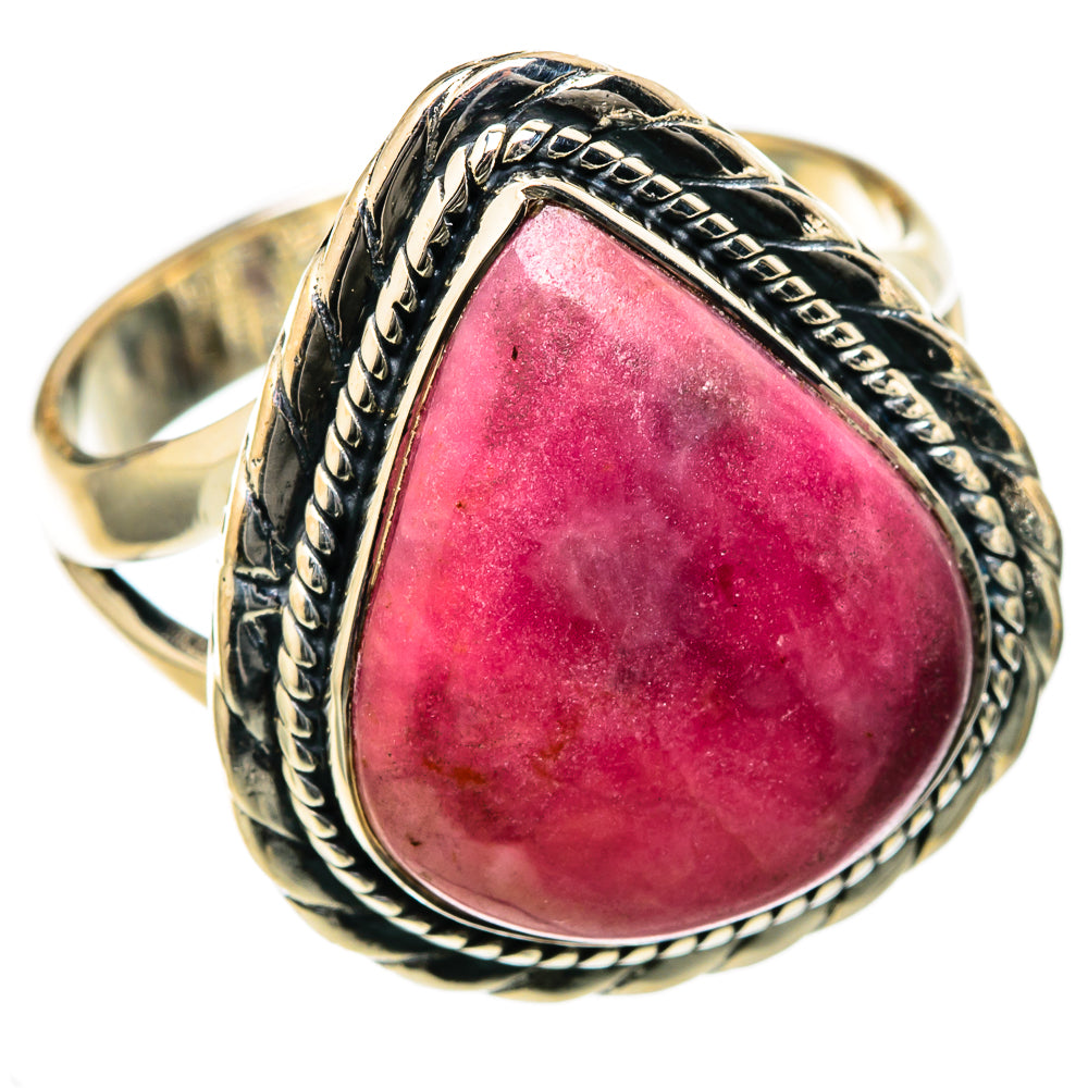 Rhodonite Rings handcrafted by Ana Silver Co - RING105257 - Photo 2