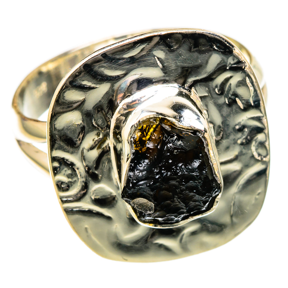Tektite Rings handcrafted by Ana Silver Co - RING105262 - Photo 2