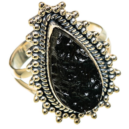 Tektite Rings handcrafted by Ana Silver Co - RING105263 - Photo 2