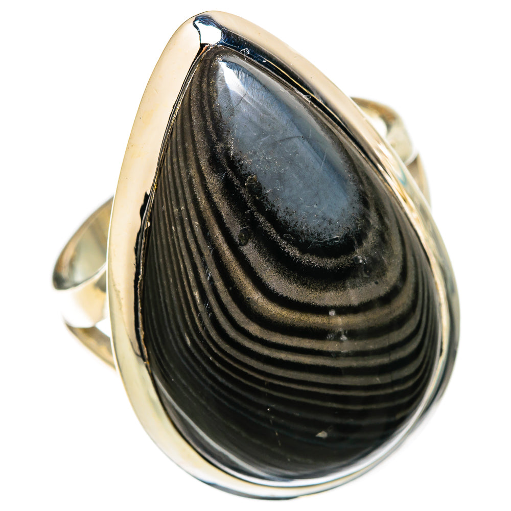 Psilomelane Rings handcrafted by Ana Silver Co - RING105266 - Photo 2