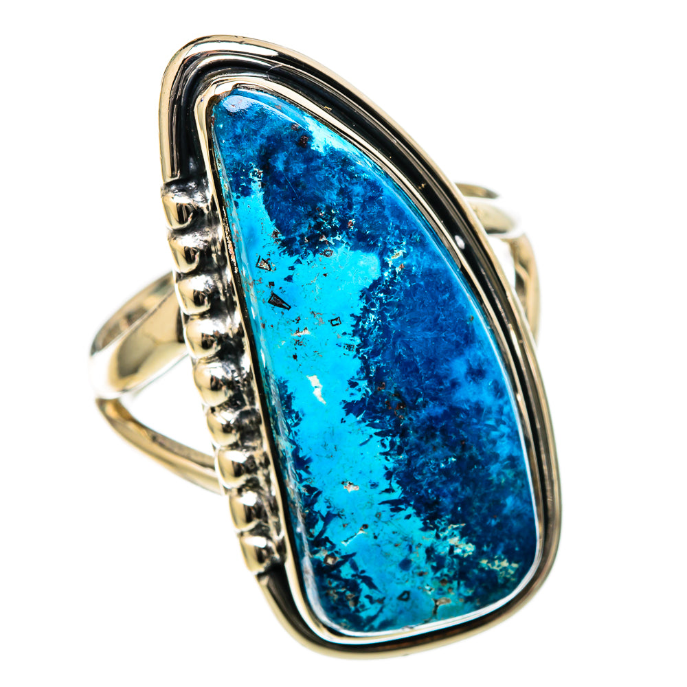 Shattuckite Rings handcrafted by Ana Silver Co - RING105273 - Photo 2