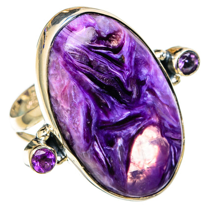 Charoite Rings handcrafted by Ana Silver Co - RING105298 - Photo 2