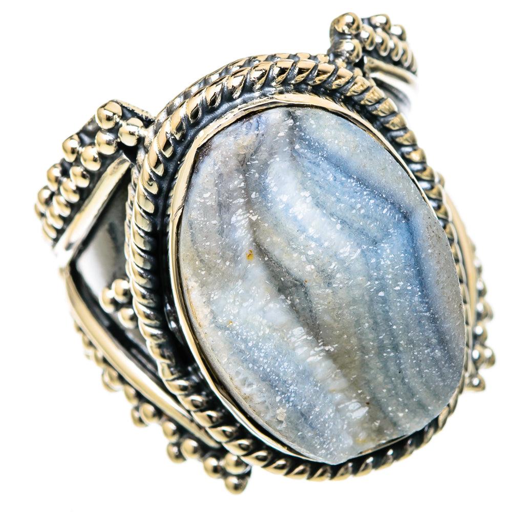 Desert Druzy Rings handcrafted by Ana Silver Co - RING105308 - Photo 2