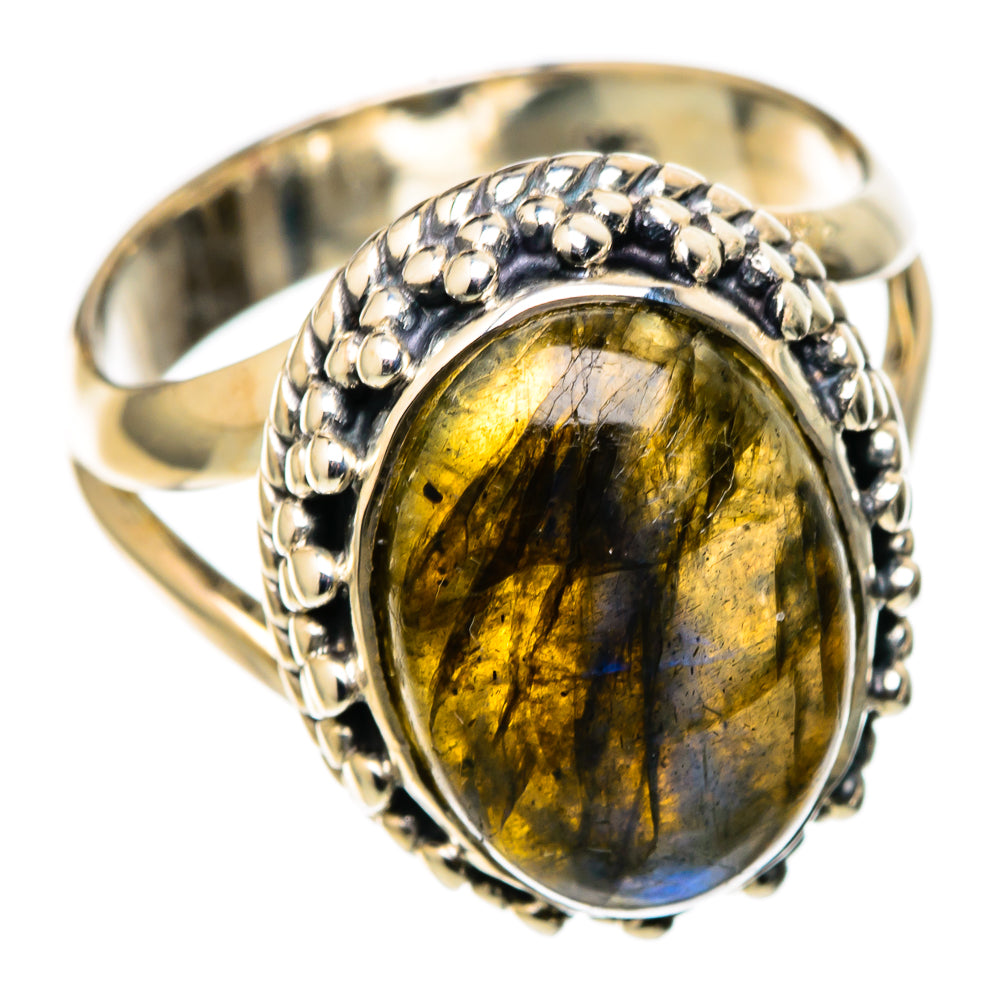 Labradorite Rings handcrafted by Ana Silver Co - RING105322 - Photo 2