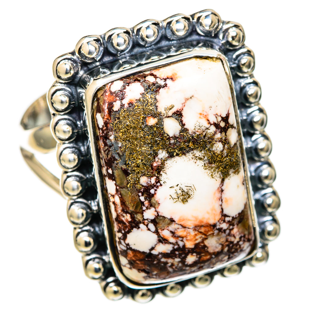 Wild Horse Jasper Rings handcrafted by Ana Silver Co - RING105330 - Photo 2