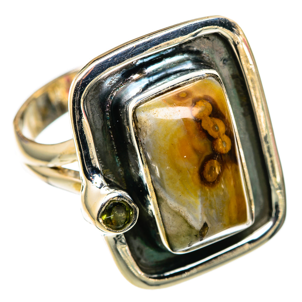 Ocean Jasper Rings handcrafted by Ana Silver Co - RING105331 - Photo 2