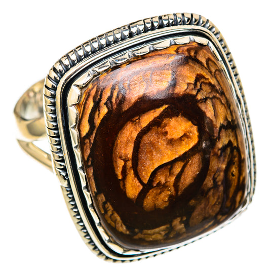 Picture Jasper Rings handcrafted by Ana Silver Co - RING105332 - Photo 2