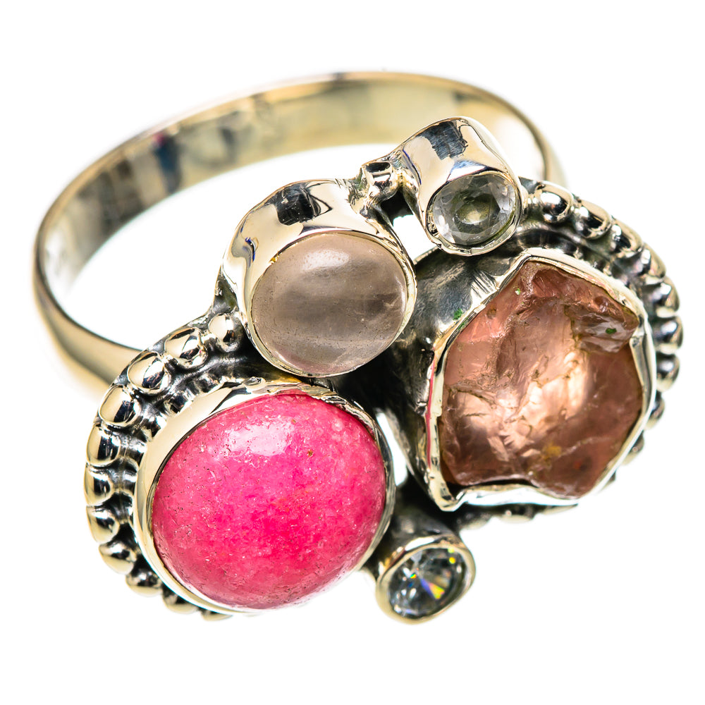 Rhodochrosite Rings handcrafted by Ana Silver Co - RING105336 - Photo 2