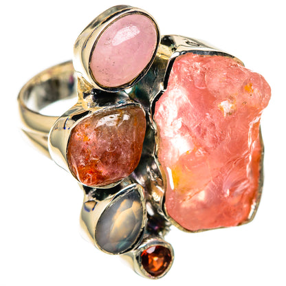 Rose Quartz Rings handcrafted by Ana Silver Co - RING105337 - Photo 2