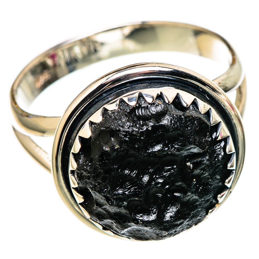 Tektite Rings handcrafted by Ana Silver Co - RING105343 - Photo 2
