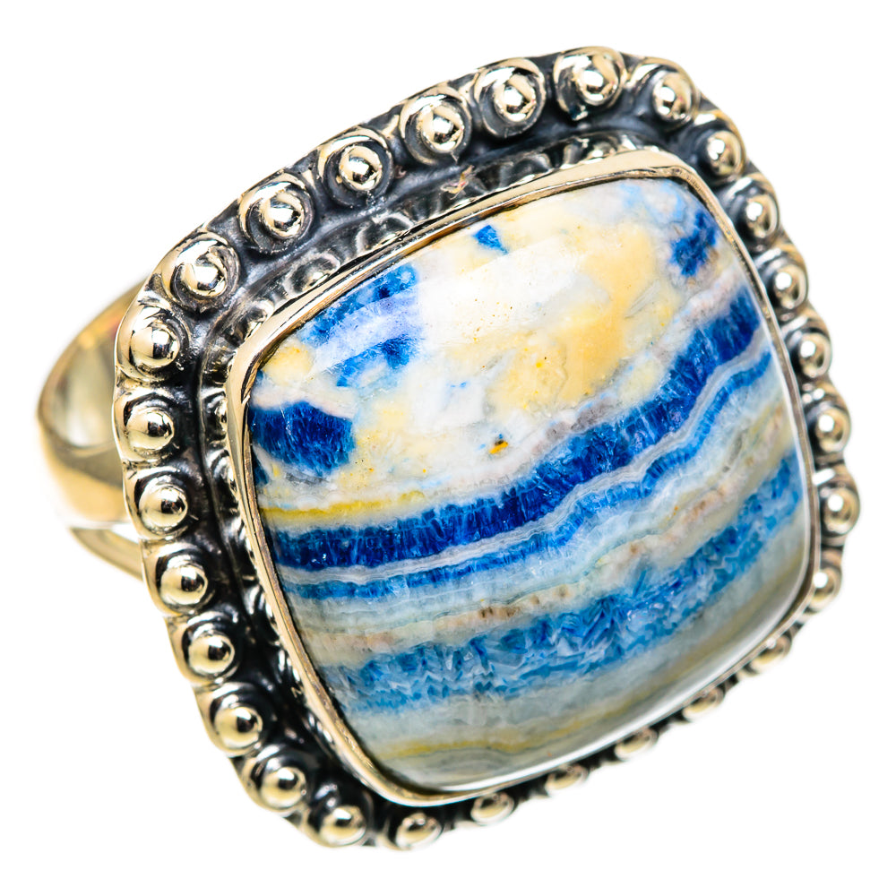 Blue Scheelite Rings handcrafted by Ana Silver Co - RING105358 - Photo 2