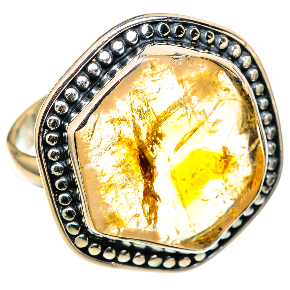 Citrine Rings handcrafted by Ana Silver Co - RING105374 - Photo 2