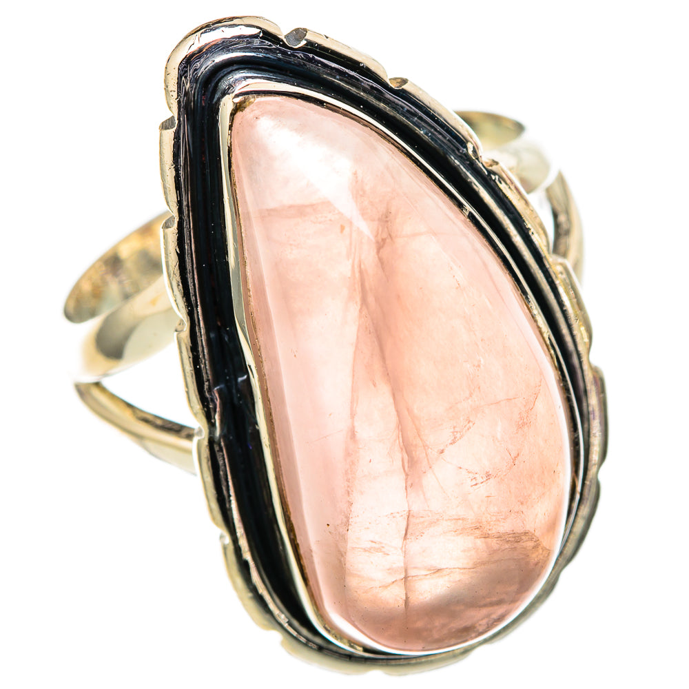 Rose Quartz Rings handcrafted by Ana Silver Co - RING105375 - Photo 2