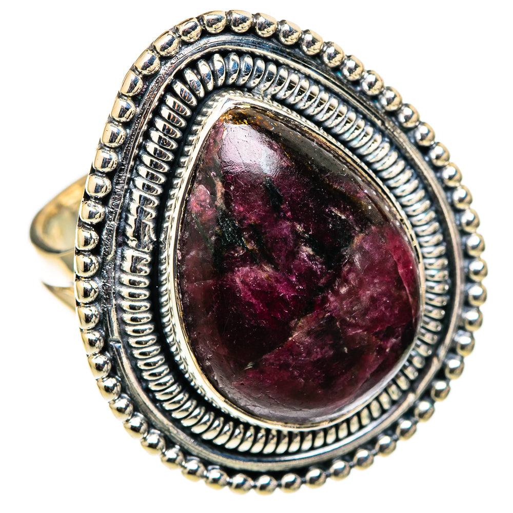 Russian Eudialyte Rings handcrafted by Ana Silver Co - RING105377 - Photo 2