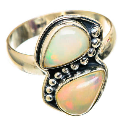 Ethiopian Opal Rings handcrafted by Ana Silver Co - RING105392 - Photo 2