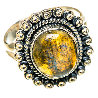 Labradorite Rings handcrafted by Ana Silver Co - RING105397 - Photo 2