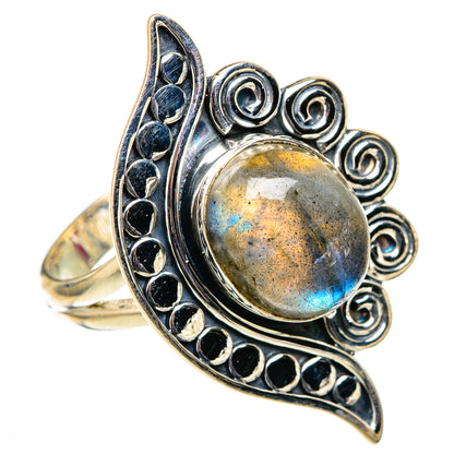 Labradorite Rings handcrafted by Ana Silver Co - RING105399 - Photo 2