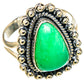 Chrysoprase Rings handcrafted by Ana Silver Co - RING105403 - Photo 2