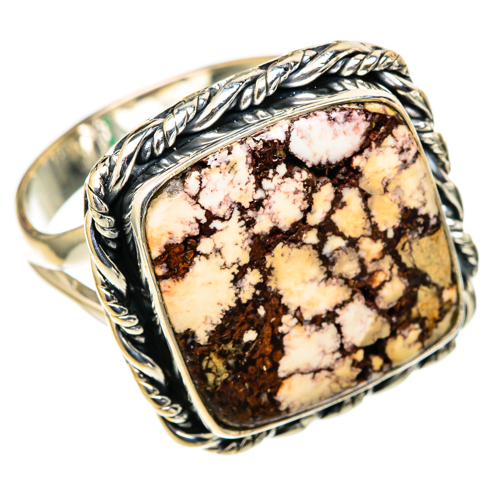 Wild Horse Jasper Rings handcrafted by Ana Silver Co - RING105406 - Photo 2