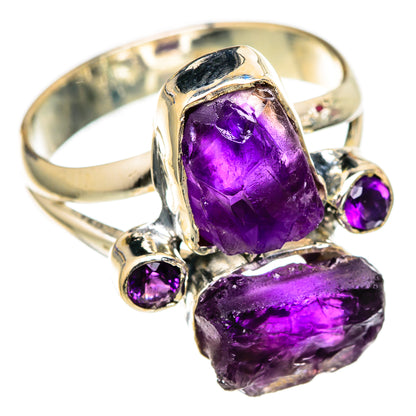 Amethyst Rings handcrafted by Ana Silver Co - RING105417 - Photo 2