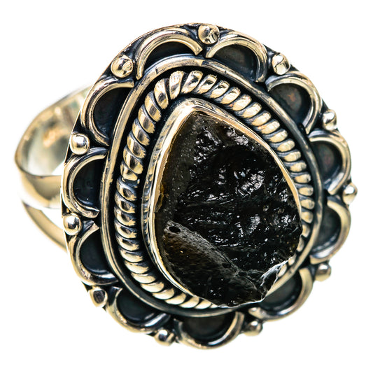 Tektite Rings handcrafted by Ana Silver Co - RING105420 - Photo 2
