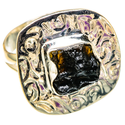 Tektite Rings handcrafted by Ana Silver Co - RING105423 - Photo 2