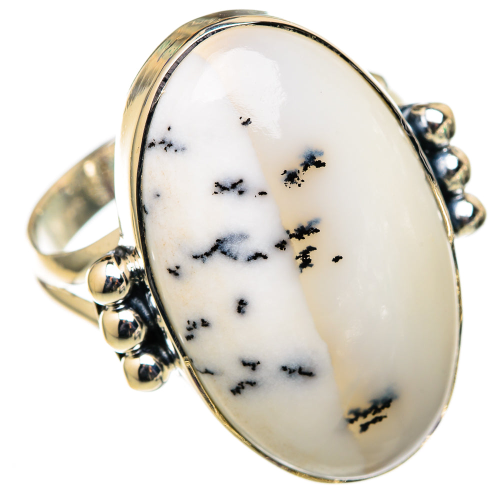 Dendritic Opal Rings handcrafted by Ana Silver Co - RING105426 - Photo 2
