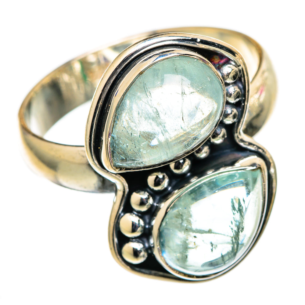 Aquamarine Rings handcrafted by Ana Silver Co - RING105439 - Photo 2