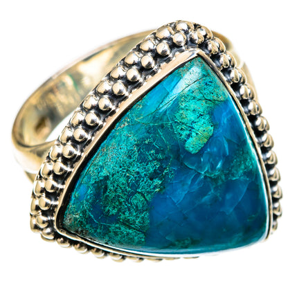 Chrysocolla Rings handcrafted by Ana Silver Co - RING105440 - Photo 2