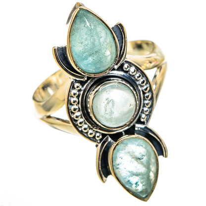 Aquamarine Rings handcrafted by Ana Silver Co - RING105441 - Photo 2