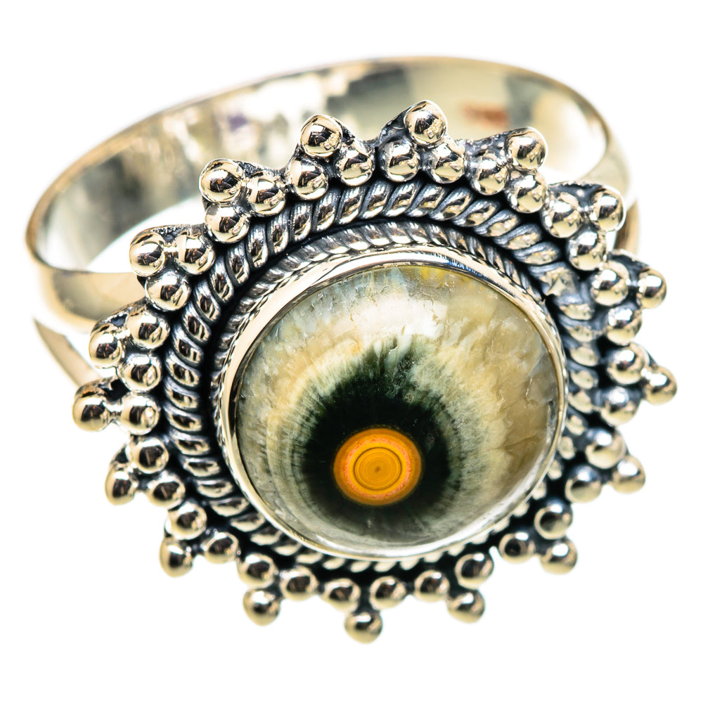 Ocean Jasper Rings handcrafted by Ana Silver Co - RING105445 - Photo 2