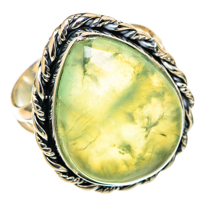 Prehnite Rings handcrafted by Ana Silver Co - RING105448 - Photo 2