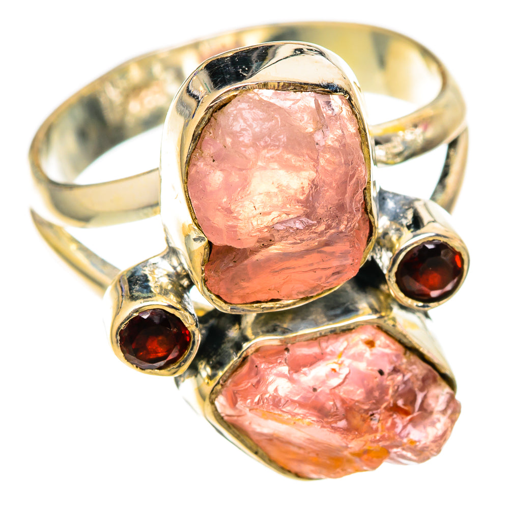 Rose Quartz Rings handcrafted by Ana Silver Co - RING105458 - Photo 2