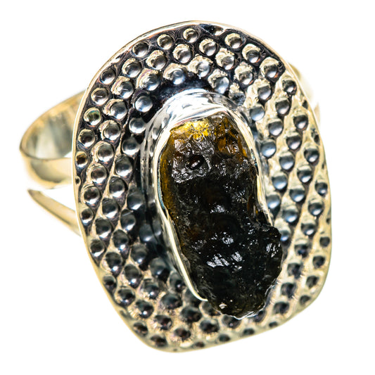 Tektite Rings handcrafted by Ana Silver Co - RING105465 - Photo 2