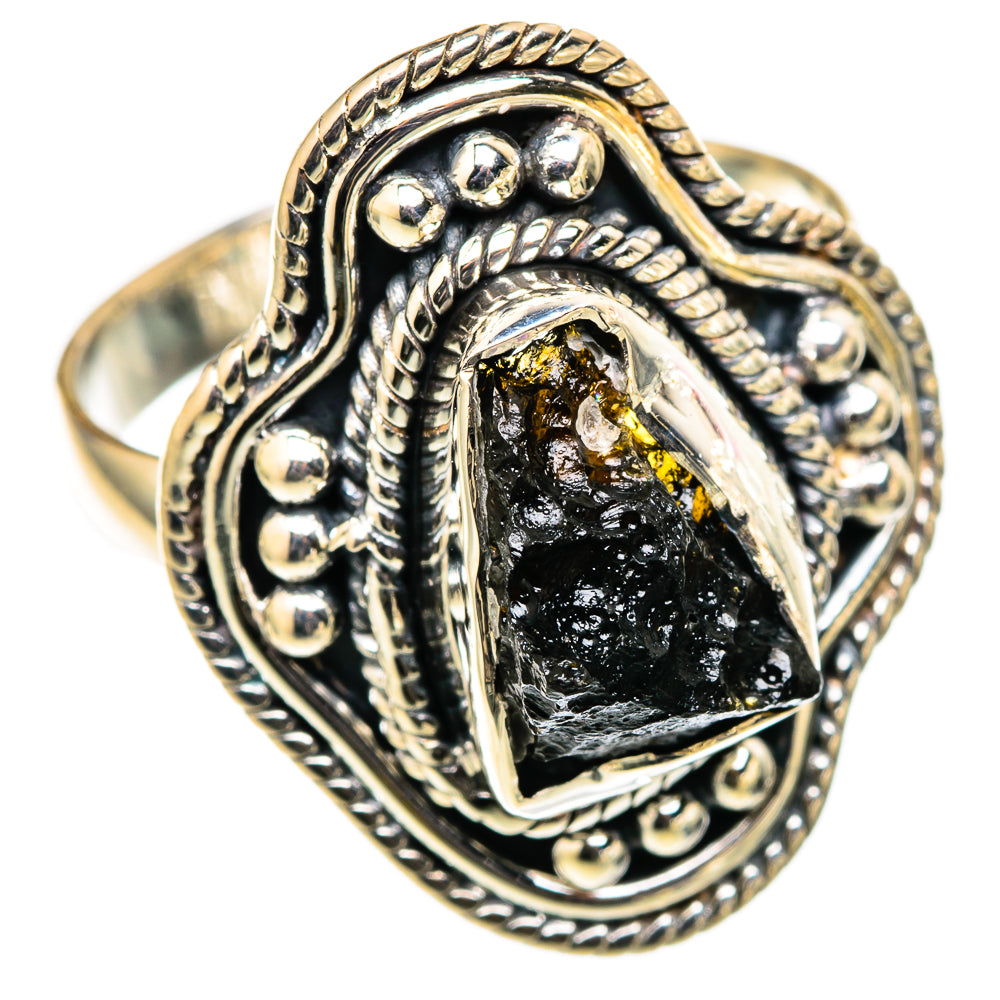 Tektite Rings handcrafted by Ana Silver Co - RING105466 - Photo 2