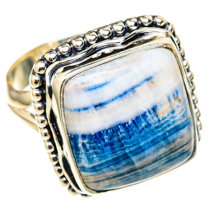 Blue Scheelite Rings handcrafted by Ana Silver Co - RING105479 - Photo 2