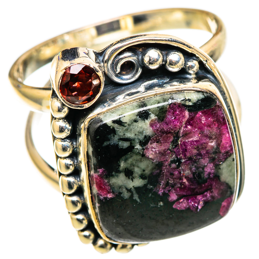 Russian Eudialyte Rings handcrafted by Ana Silver Co - RING105499 - Photo 2
