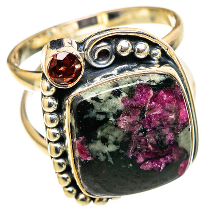 Russian Eudialyte Rings handcrafted by Ana Silver Co - RING105499 - Photo 2