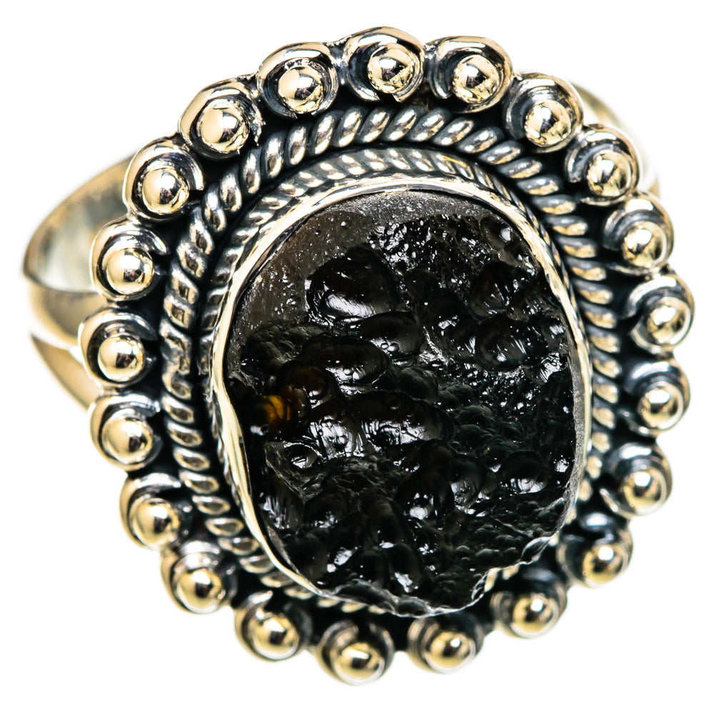 Tektite Rings handcrafted by Ana Silver Co - RING105503 - Photo 2