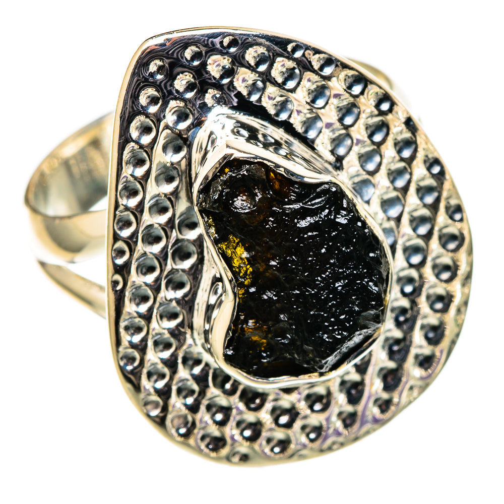 Tektite Rings handcrafted by Ana Silver Co - RING105504 - Photo 2