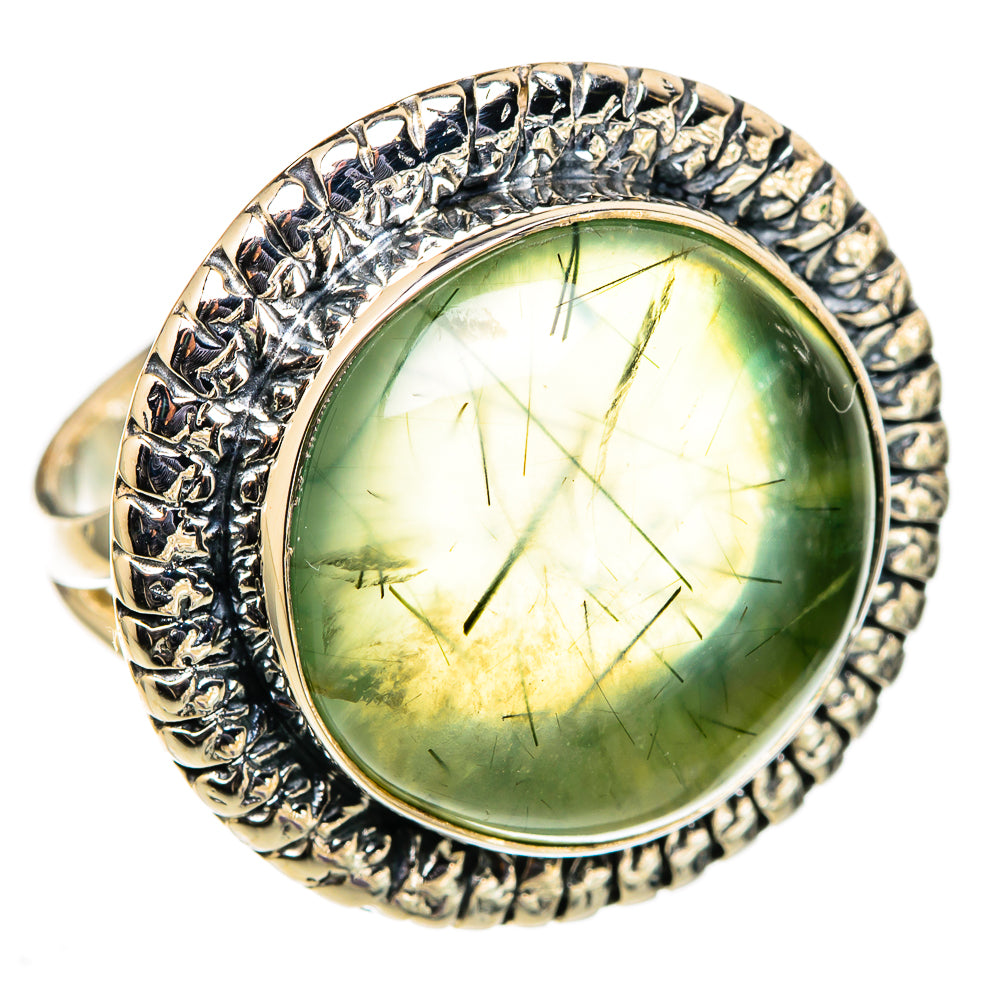 Prehnite Rings handcrafted by Ana Silver Co - RING105526 - Photo 2